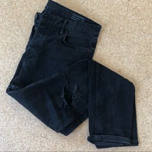 Allsaints Men’s Cigarette Fit Jeans / W33